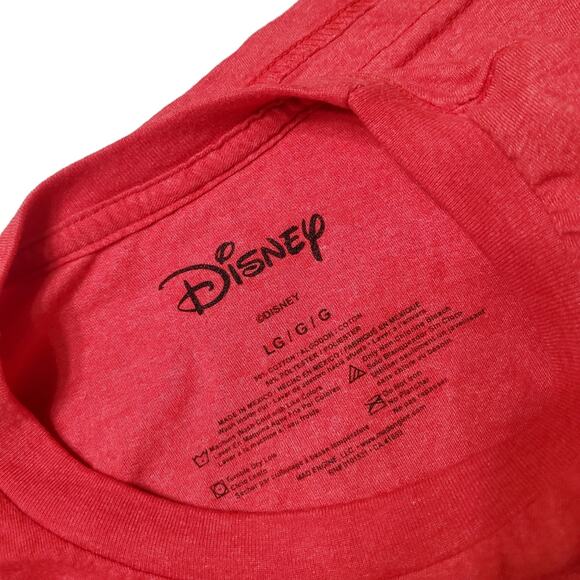 Disney "Hakuna Matata" Lion King T- Shirt Shirt Sleeve Red Size Large - Picture 4 of 4